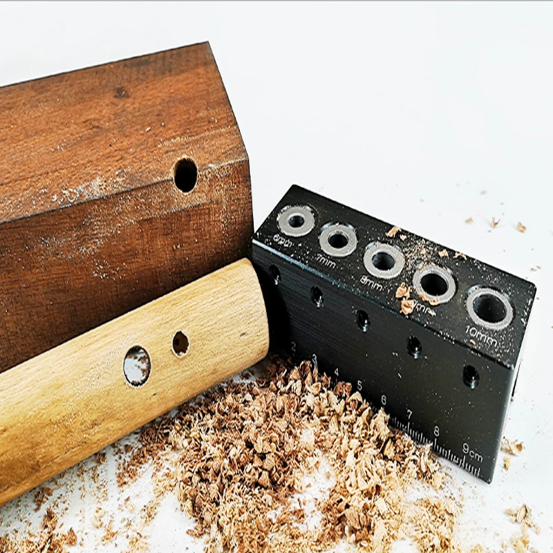 Round Tube Hole Locator Round 90° Right Angle Drilling Positioning Auxiliary Carpentry Woodworking Drilling Tool