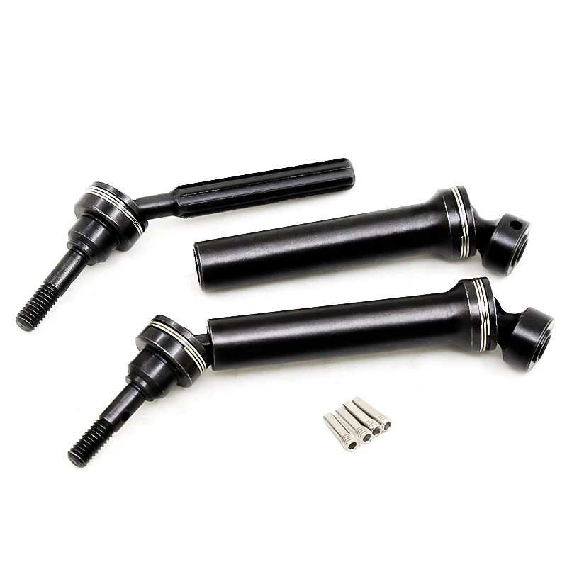 2Pcs Steel Front/Rear CVD Drive Shaft for RC Car Traxxas 1/16 Mini E-Revo Summit SLASH 4WD,7151