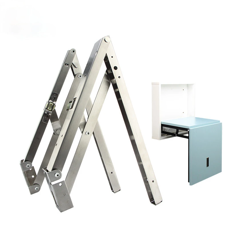 

2pcs Folding Seat Stool Bracket Hinge Stainless Steel Conceal Wall-Mounted Entrance Folding Stool Support Hardward Accessories