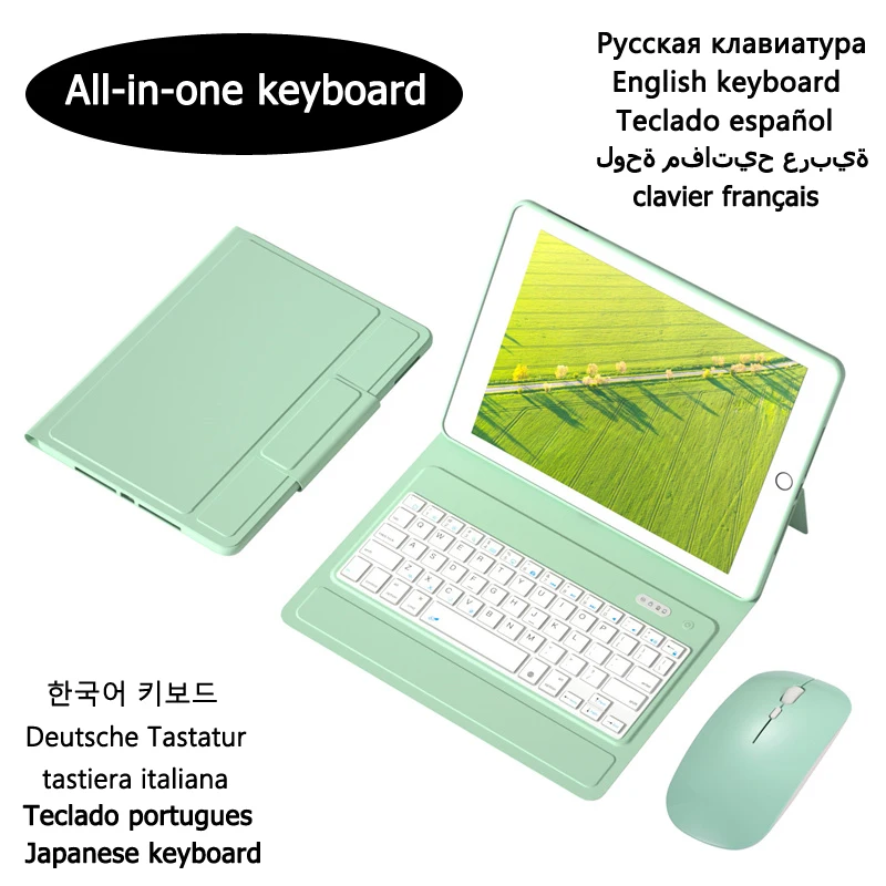 

Case for iPad Air 4 Keyboard Case for Teclado iPad Air4 4th Generation 10.9 2020 Russian Spanish Korean Wireless Keyboard Cover