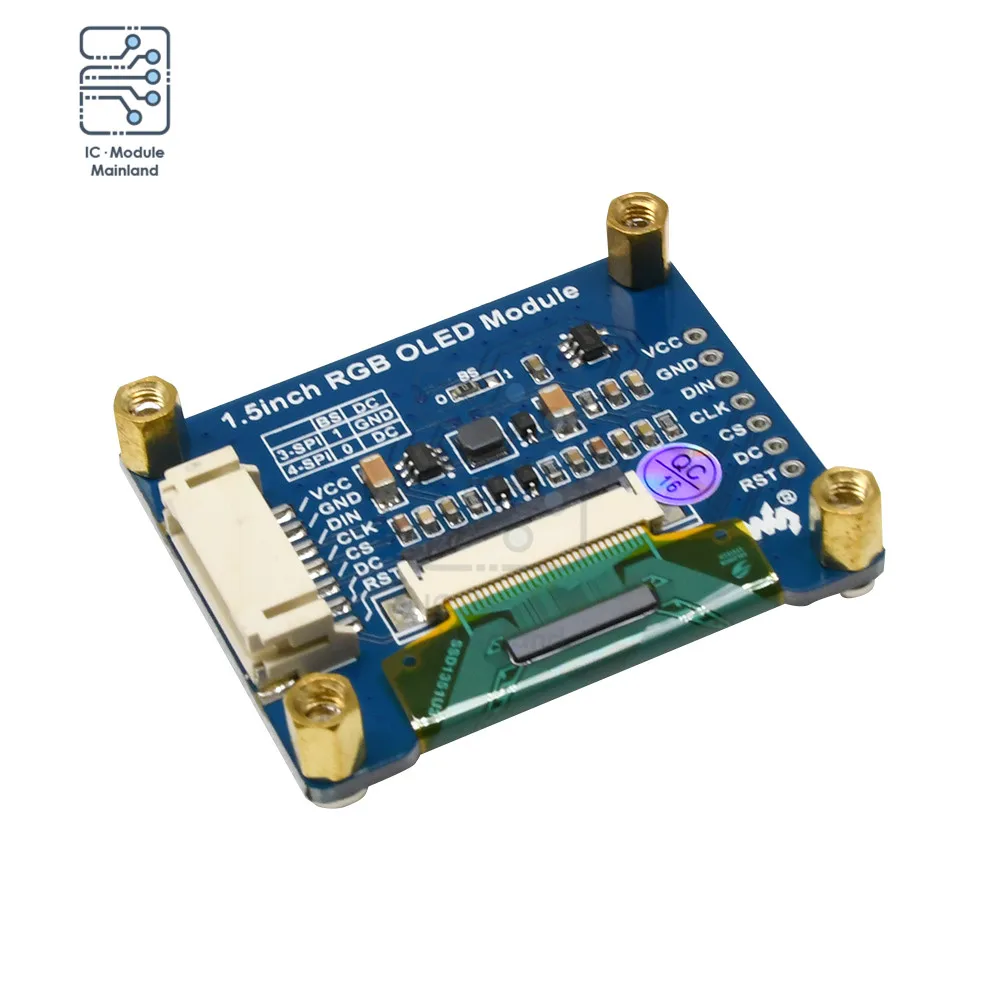 Diymore 1.5 calowy 1.5 "moduł wyświetlacza OLED RGB 128X128 SSD1351 SPI I2C IIC dla Arduino Raspberry Pi STM32