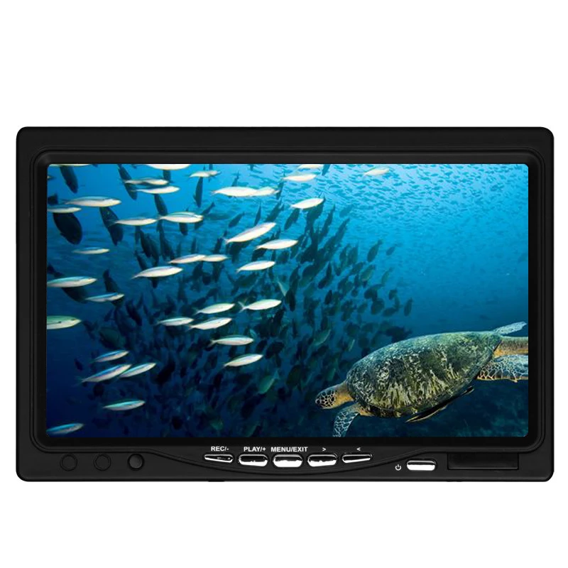 Nuovo 38.5 millimetri IP68 Macchina Fotografica di Pesca Impermeabile 15m/30m/50m Cavo 7 ''Monitor Professionale Fish Finder Sistema di Videocamera Subacquea