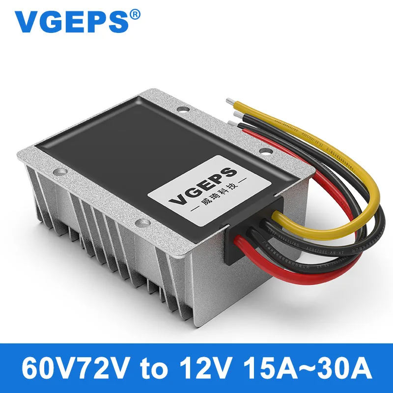 60V72V to 12V DC power converter 30-85V to 12V automotive voltage regulator DC-DC step-down module