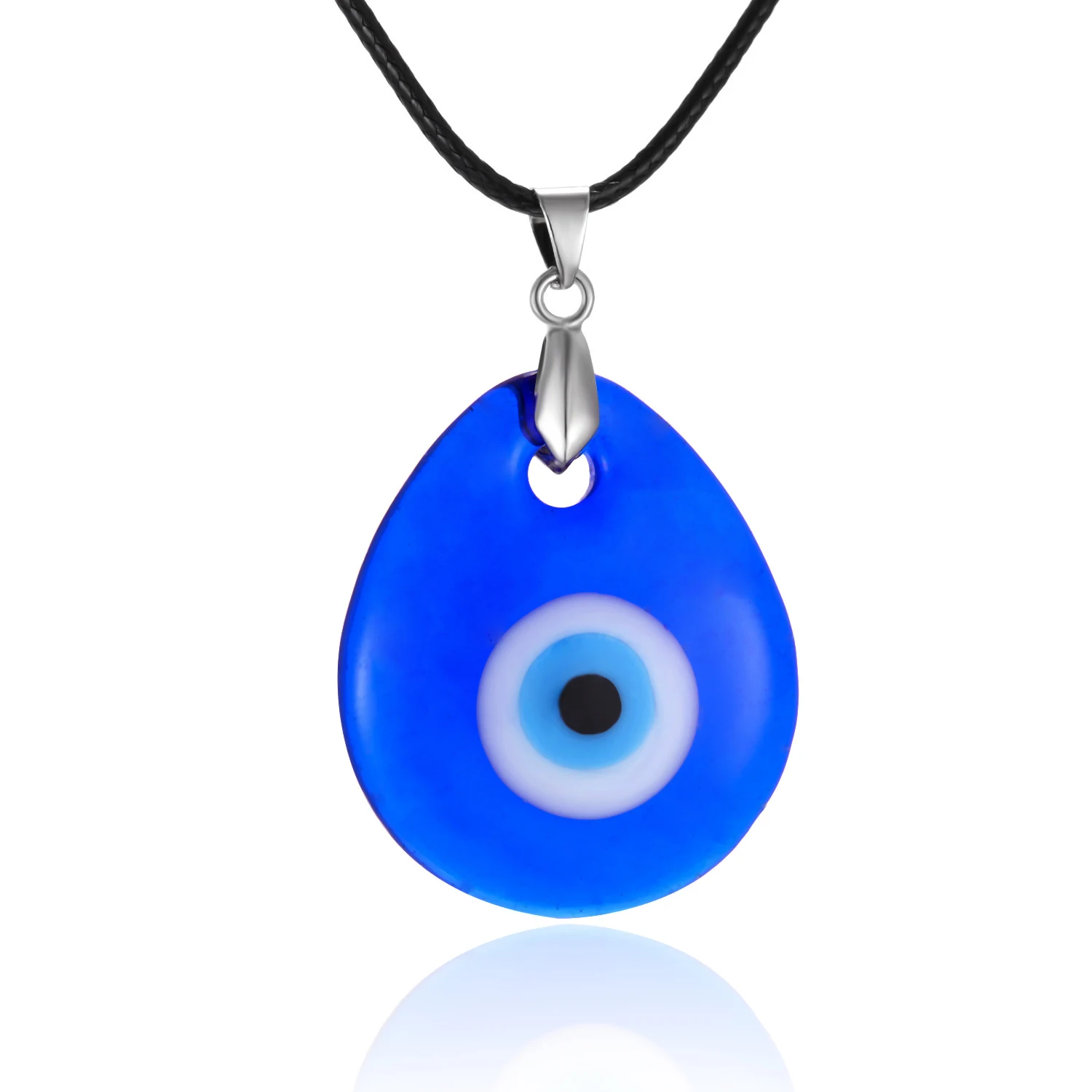 Vintage Türkische Halskette mit Bösem-Auge-Anhänger, Glücksbringer, Blaue Böse-Augen-Kette, Partyschmuck für Damen, Geschenk – Detail 8