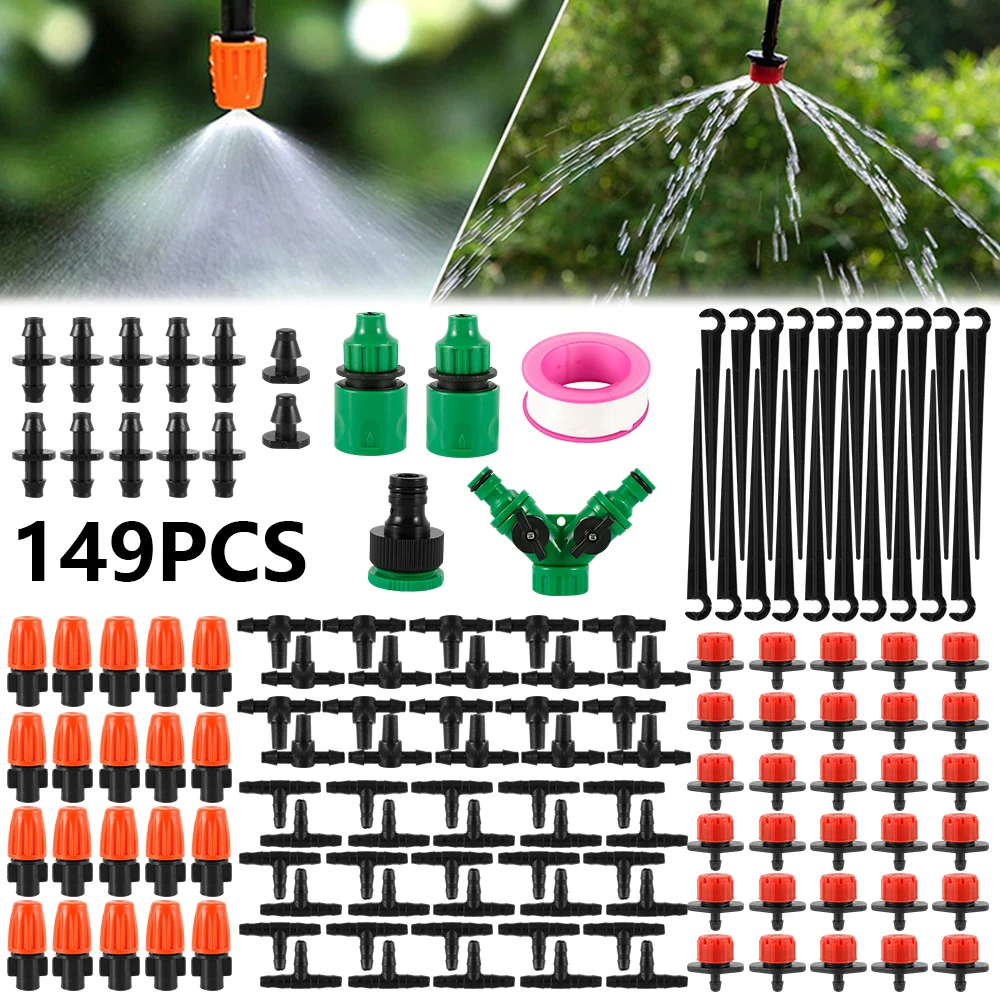 40/30M Automatic Garden Watering System Water Drip Irrigation System Plant Watering Kit Irrigation Drippers Irrigation Mist Set