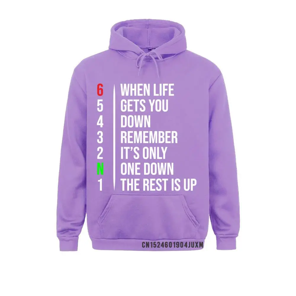 Motorbike Motorcycle Gears Hoodie When Life Gets You Down Pullover Hoodie Fall Hoodies Men Prevailing Sweatshirts