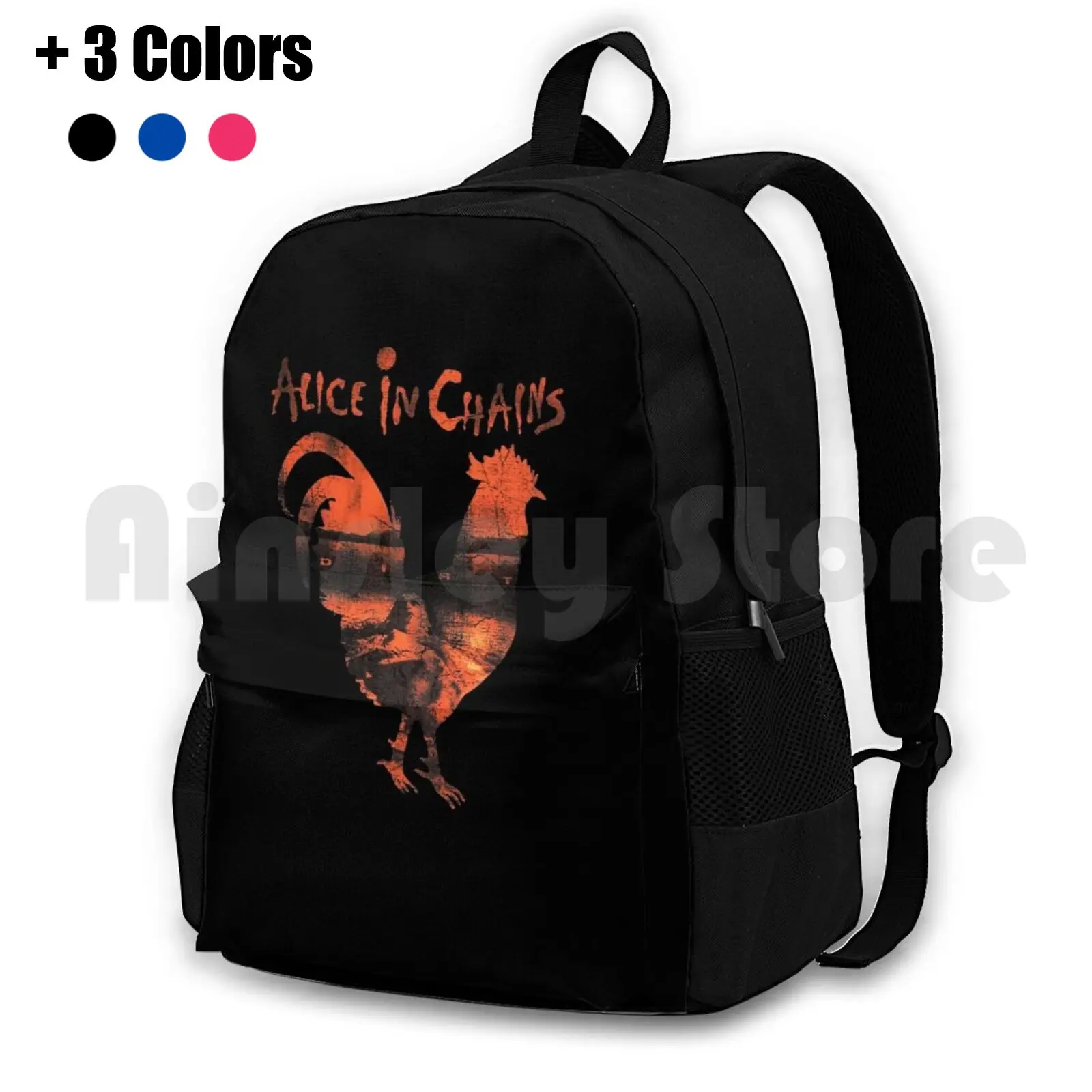 Orange Chicken Outdoor Hiking Backpack Riding Climbing Sports Bag Alice In Chains Live Alice In Chains Christmas Official Alice