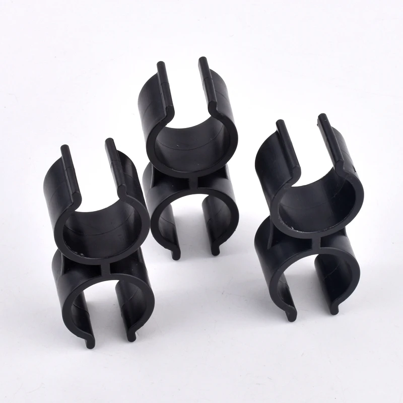 1~10pcs 20-63mm PVC Pipe Clamp Aquarium Fish Tank Drain Pipe Fixed Joint Garden Watering Irrigation Tube Clip Support Fittings