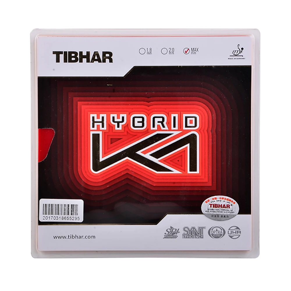 Original TIBHAR HYBRID K1 / K1 PLUS / K2 / K1 PRO Sticky Forehand Offensive Pimples In Table Tennis Rubber Ping Pong Sponge