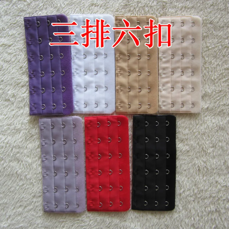 100pcs/lot 3x6 11.5cm Stainless Steel Underwear Bra Extender Buckle Women Clothing Accessories