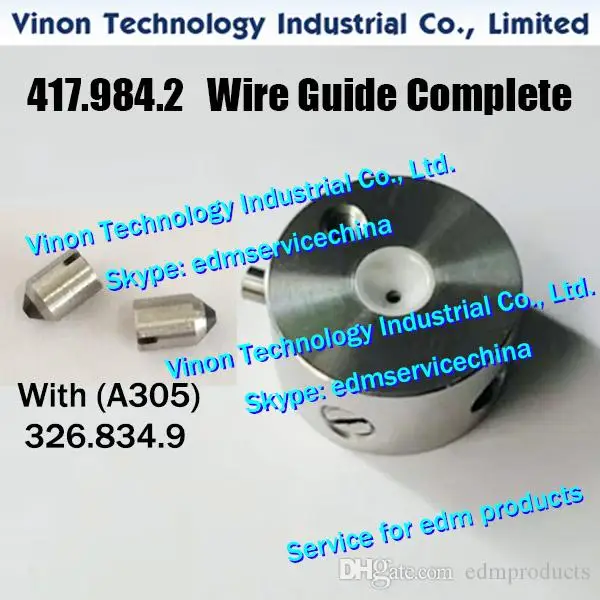 417.984.2 Agie Upper Wire Guide Complete With 326.834.9 (A305) edm Wire guide upper set 417.984, 590417984 for Agie SPRINT,Evolu