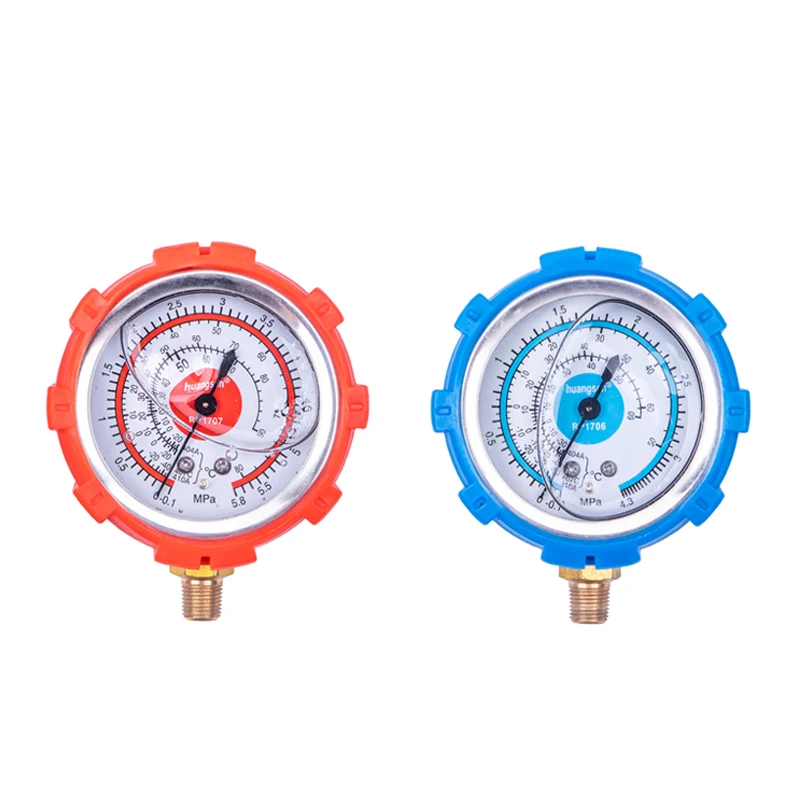 Air Conditioning Fluorometer Snow Head of Pressure Meter Refrigerant Air Conditioning Maintenance Tools Equipment r410 r22 r134