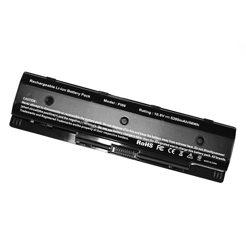 6Cells Laptop Battery for HP PI06 P106 PI09 PI06XL HSTNN-YB4O HSTNN-LB4O ENVY M7 Series M7t M7z 709988-421 709988-541 710416-001