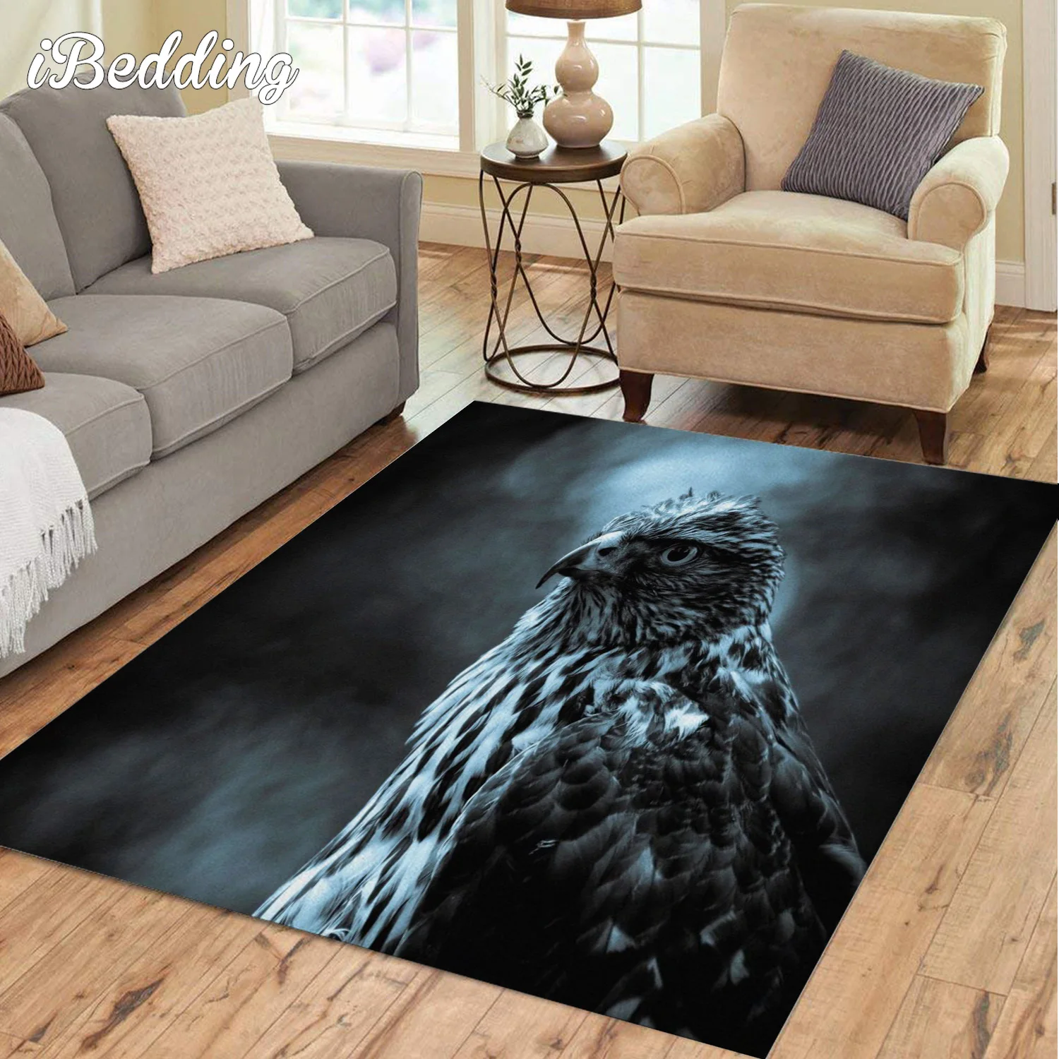 Wild Birds Animal Carpet for Large Hoom Living Room Natural Scenery Teenager Bedroom Decoration Non-Slip Floor Mat Bathroom Mats