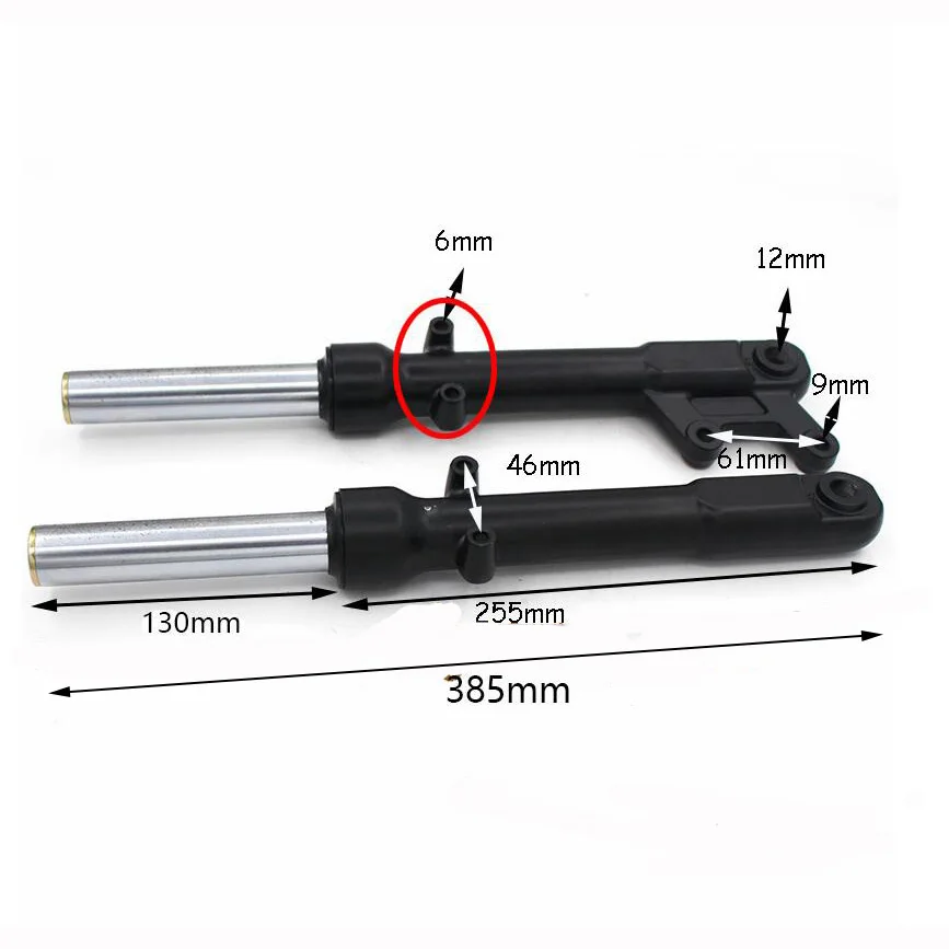 Hydraulic Front Shock Absorber Lengthened  Fork   For Citycoco Electric Scooter