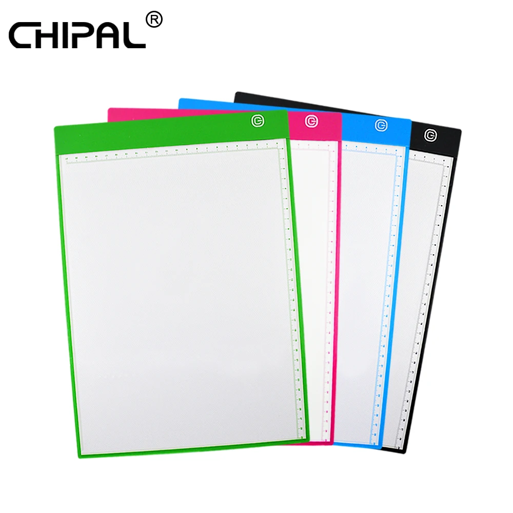 CHIPAL Scale A4 Drawing Tablet Digital Electronics USB Dimming LED Light Box Graphic Art Diamond Painting Writing Copy Board