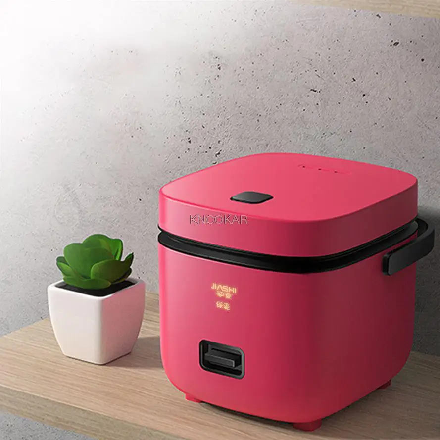 

1.2L Mini Electric Rice Cooker 2 Layers Heating Food Steamer Multifunction Meal Cooking Pot 1-2 People Lunch Box EU US Plug