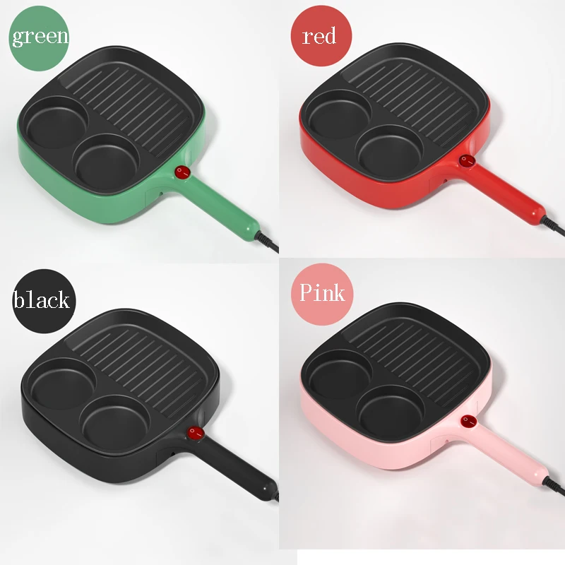 

Multifunctional Egg Burger Machine Plug-In Flat-Bottomed Breakfast Pancake Pan Household Pancake Egg Artifact