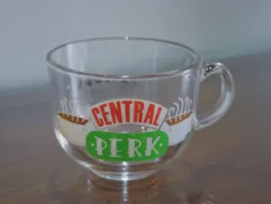 Friends TV Show Series Central Perk Glass Coffee Tea Cup Mug 500ML