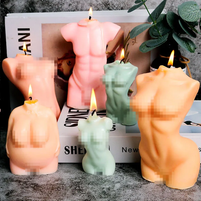 

Plump Woman Bady Shape Candle Mold Silicone 3d Male Body Pregnant Woman Forms Moulds for Candle Making Diy Home Decor Supplies