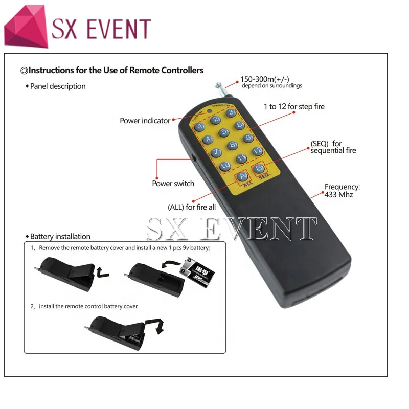 Remote Vuurwerk Ontsteking Remote