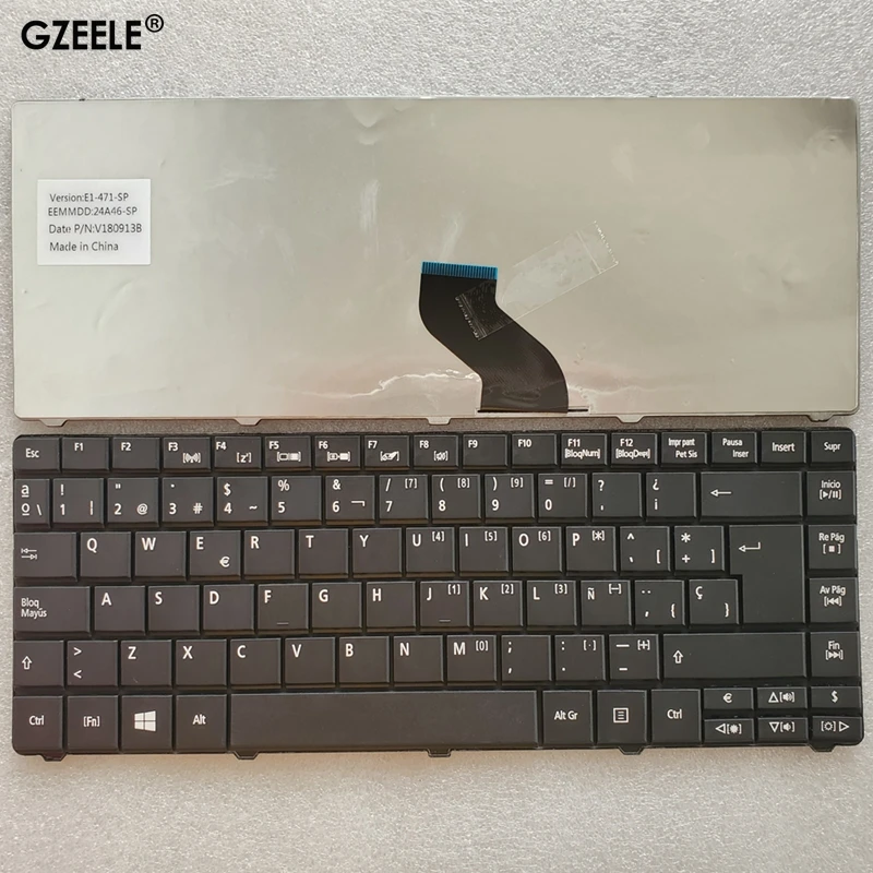 SP/BR Klawiatura do laptopa Acer Aspire E1-421 E1-421G E1-431 E1-431G E1-471 E1-471G E1-451 E1-451G EC-471G