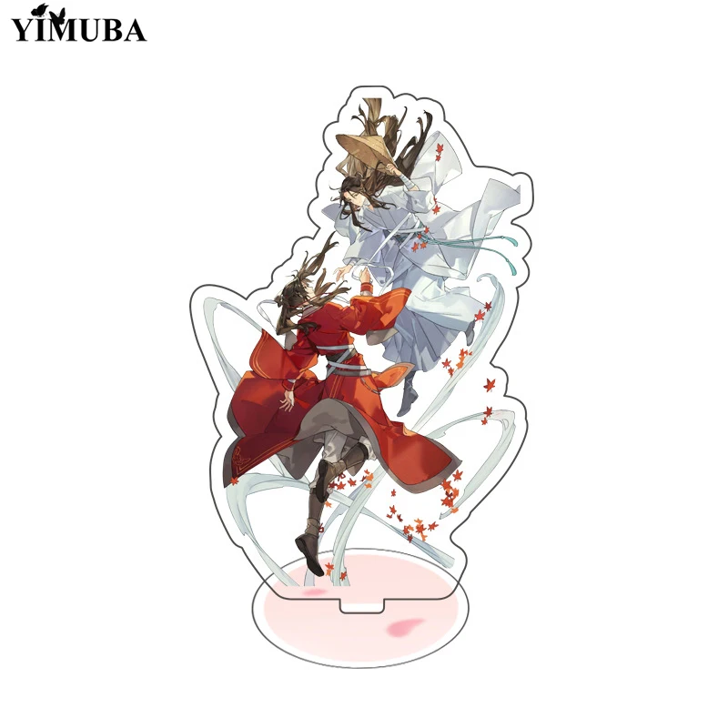 BL Anime Tian Guan Ci Fu Q Version Acrylic Stand Figures Model Desk Decoration Cartoon Print Double Side Standing Sign Ornament