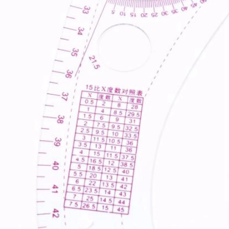 Imagem -02 - Kit de Alfaiate com Réguas de Lâmpadas Conjunto com Diferentes Formatos e Aplicações para Design de Moda Moldes de Costura Alfaiataria de Peças Como Mangas e Golas Vários Tamanhos