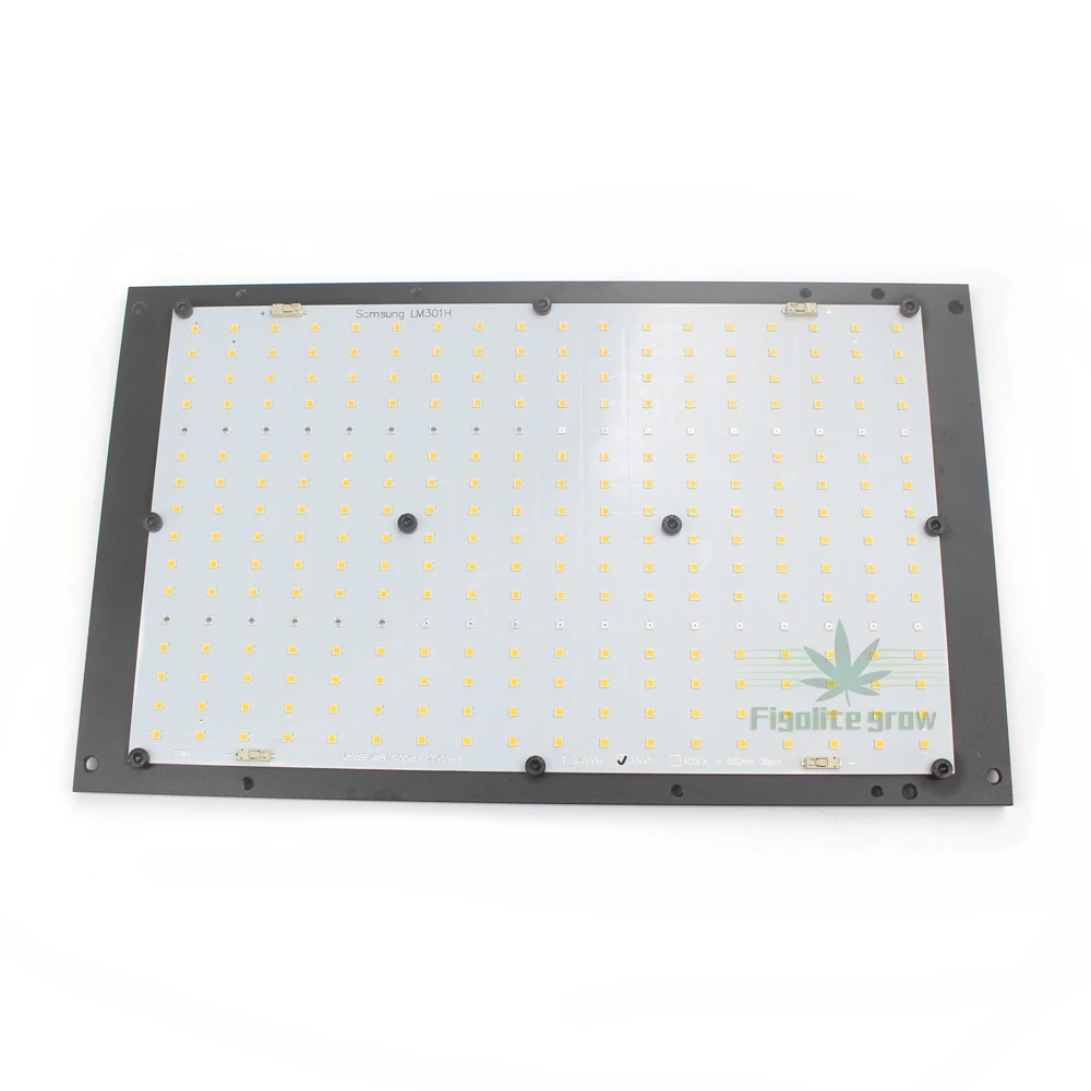 Figolite grow QB288 LM301H 125W mix 660nm UV IR  LED grow light board  , board  with heat sink only , no driver