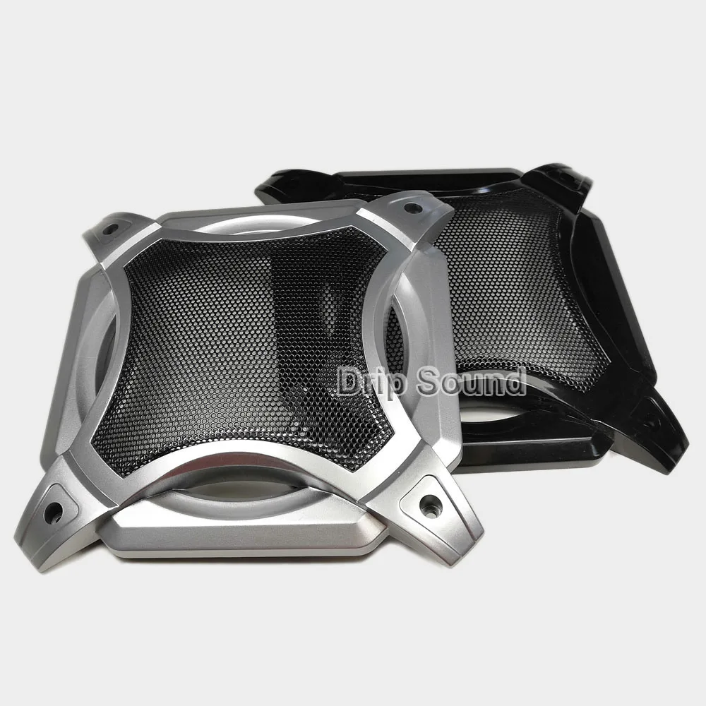 สำหรับ 6 "นิ้วลำโพงเสียงเปลี่ยนสุทธิตกแต่งวงกลมโลหะตาข่าย Grille