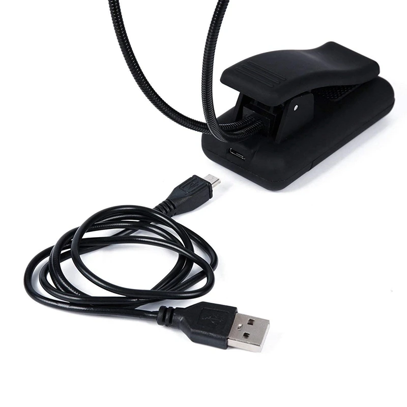 Music Stand Light Clip On lampada a LED-nessun sfarfallio, completamente regolabile, 6 livelli di luminosità-anche per la lettura di libri, acquacoltura, Mi