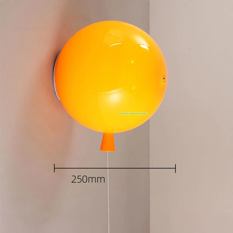 Balloon Lamps Wall Light Baby Child Room Lamps Stair Corridor Balcony Bedside Bathroom Decoration Light Lamparas Wall Sconce