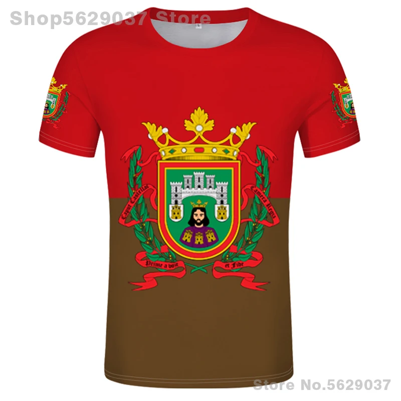 Burgos flag 3D printed t-shirt free custom Burgos province flag t-shirt summer sweatshirt team clothes