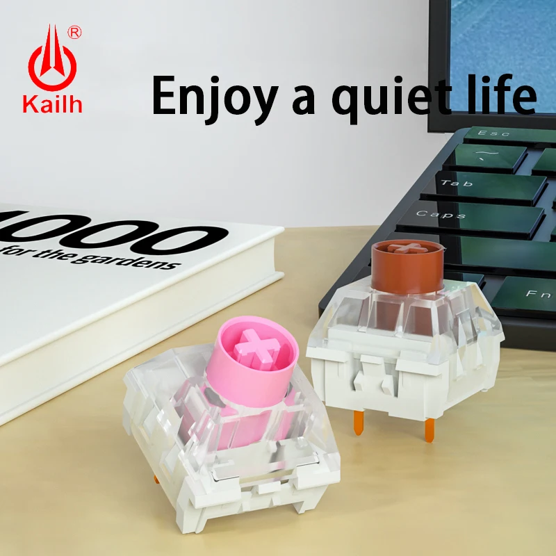 kailh box Silent Switch Mechanical Keyboard diy RGB/SMD Pink Brown switch Dustproof IP56 waterproof Compatible Cherry MX