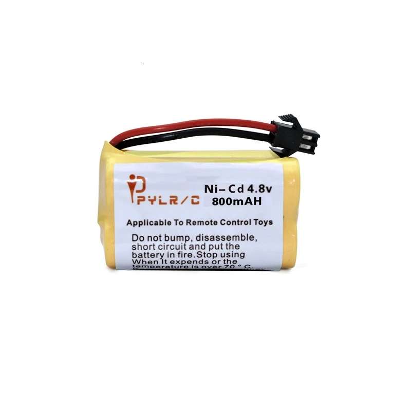 (Enchufe SM) batería y cargador NiCD de 4,8 v 800mah para juguetes Rc coches tanques robots pistolas barcos 800mah AA 4,8 v paquete de batería recargable