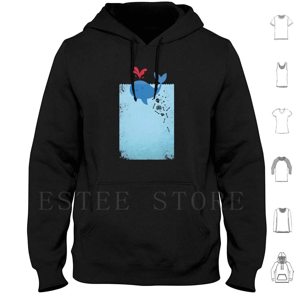 Killer Whale Hoodies Killer Whale Ocean Blood Funny Cute Blue Sea Dinomike