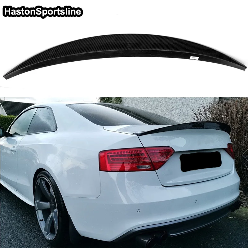 

S5 HK Style Carbon Fiber Rear Spoiler Wing for Audi S5 2Door 2008~2015