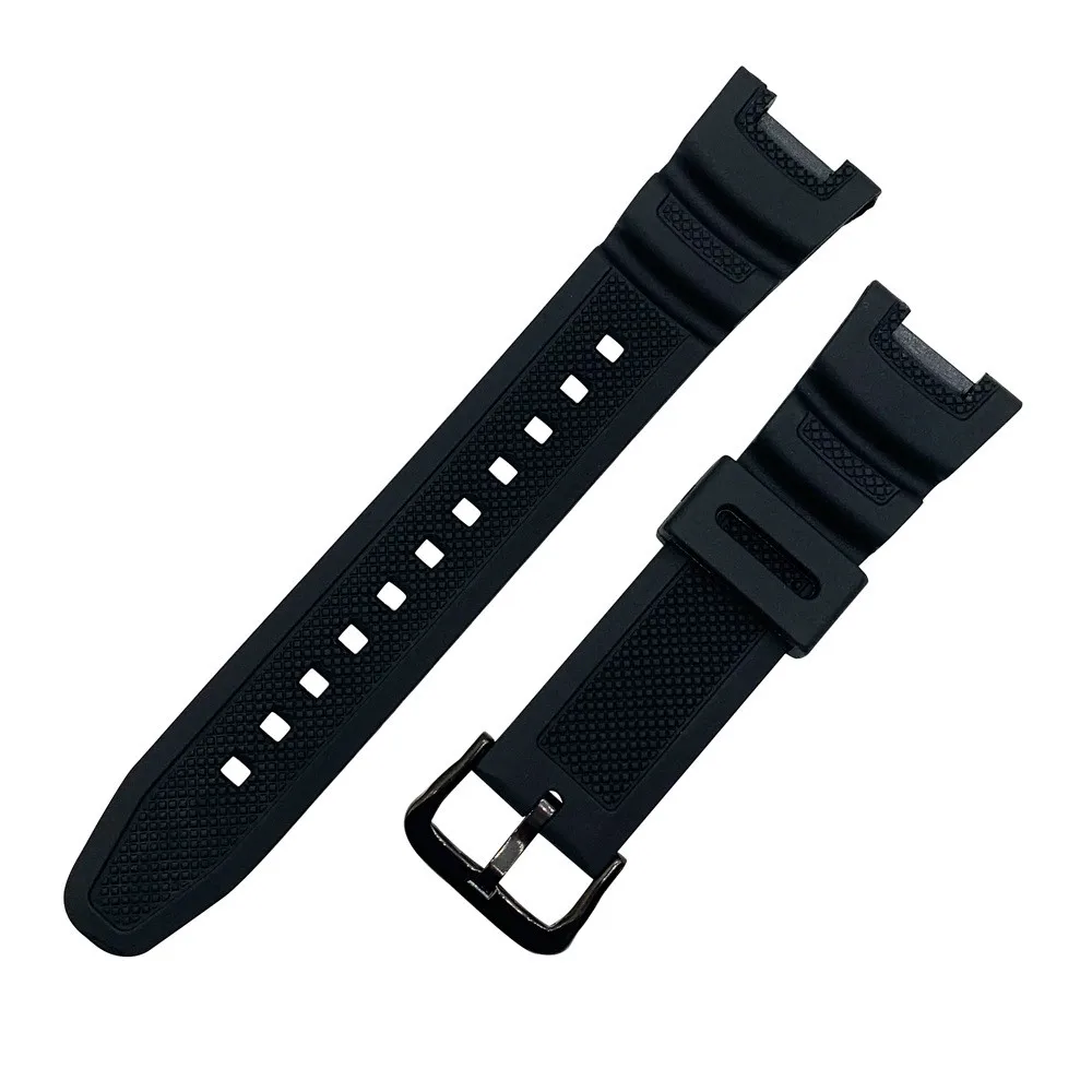 Black Silicone Rubber Watchband for Casio G-Shock SGW-100 SGW-200 Men Women Sport Waterproof Replace Watch Strap Band Bracelet