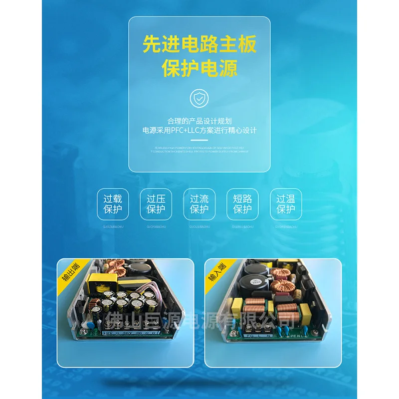 Factory Wholesale 36V27A High-Power Power Supply, Over-Certified Thin Power Supply 1000W Dual Output Switching Power Supply