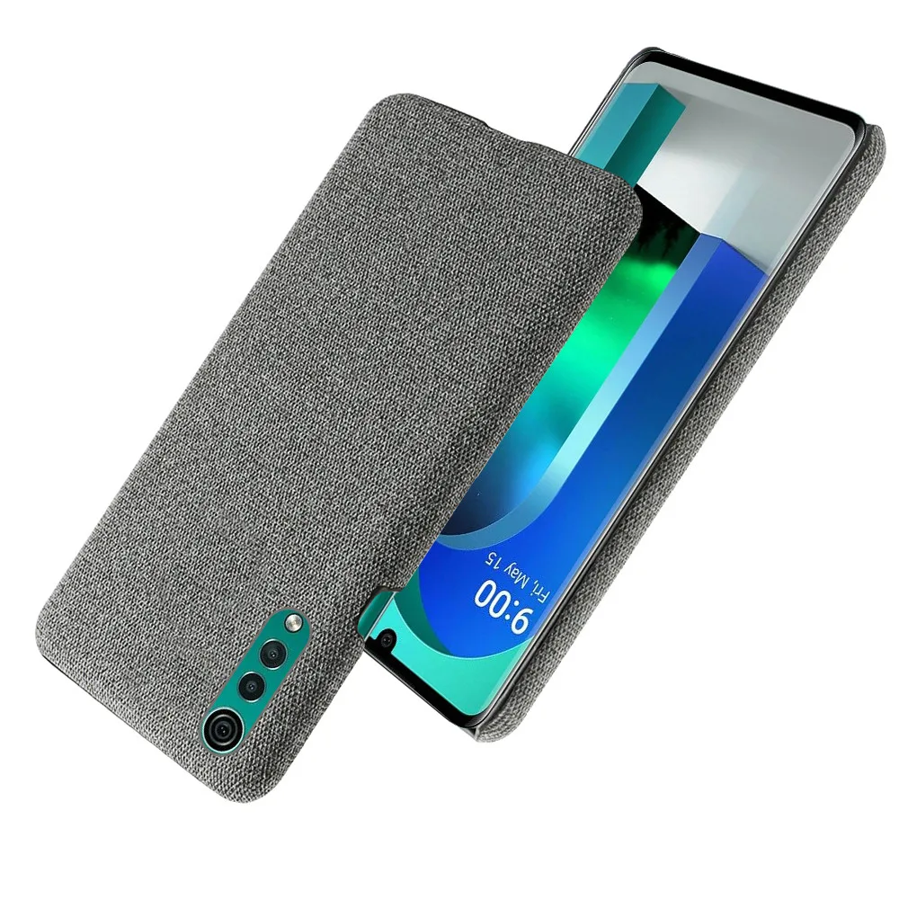 Anti-slip Ultra Thin Fabric Cloth Case For LG Velvet 5G Phone Cover For LG Velvet LM-G910EMW For LG Velvet 5G LM-G900N LM-G900EM