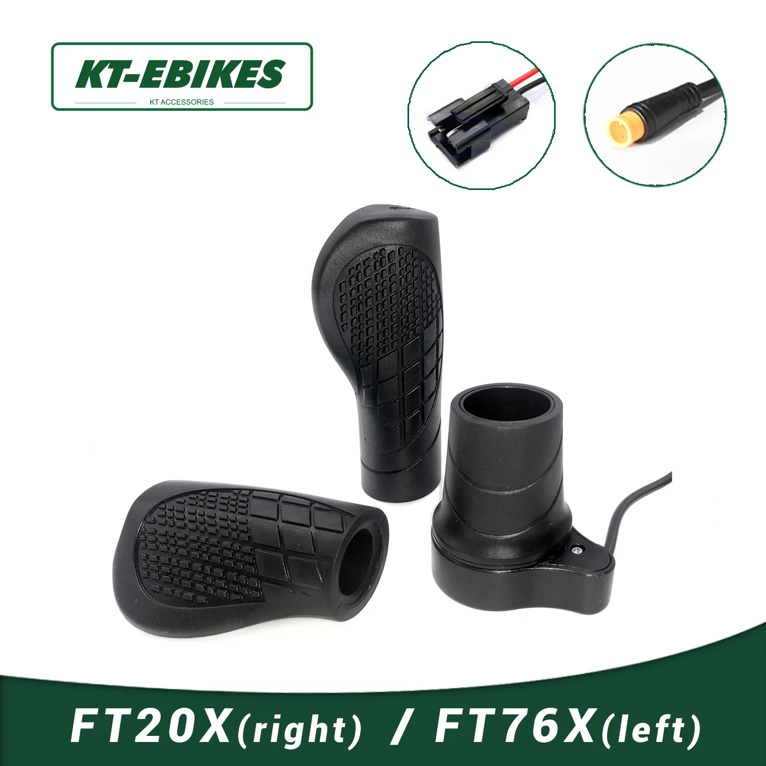 Wuxing Left / Light Side Half Twist Throttle ebike 36V 48V 72V  Left FT76X Right 20X Left Half Handle Twist Throttle