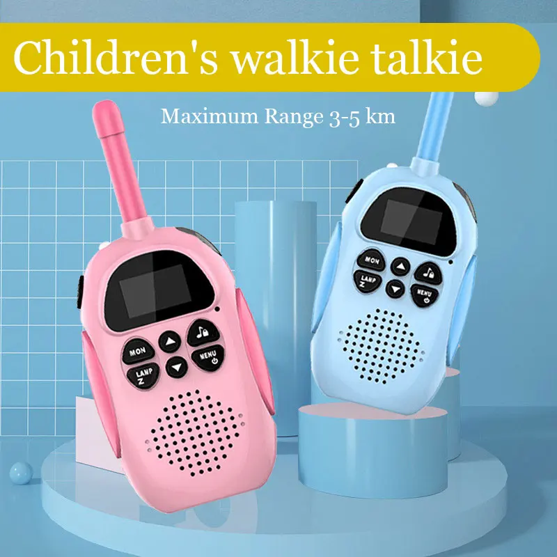 2021 new DJ100 children's walkie-talkie, wireless 3KM call, USB charging for outdoor parent-child interactive toys