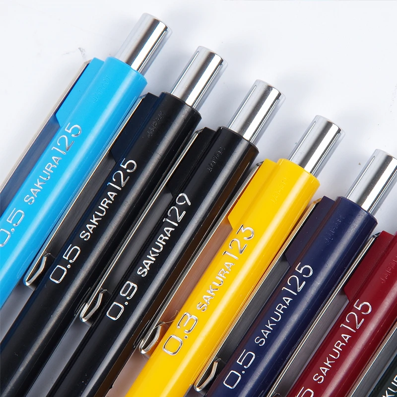 Sakura Mechanical Pencil 123 125 127 129 0.3 mm 0.5 mm 0.7 mm 0.9