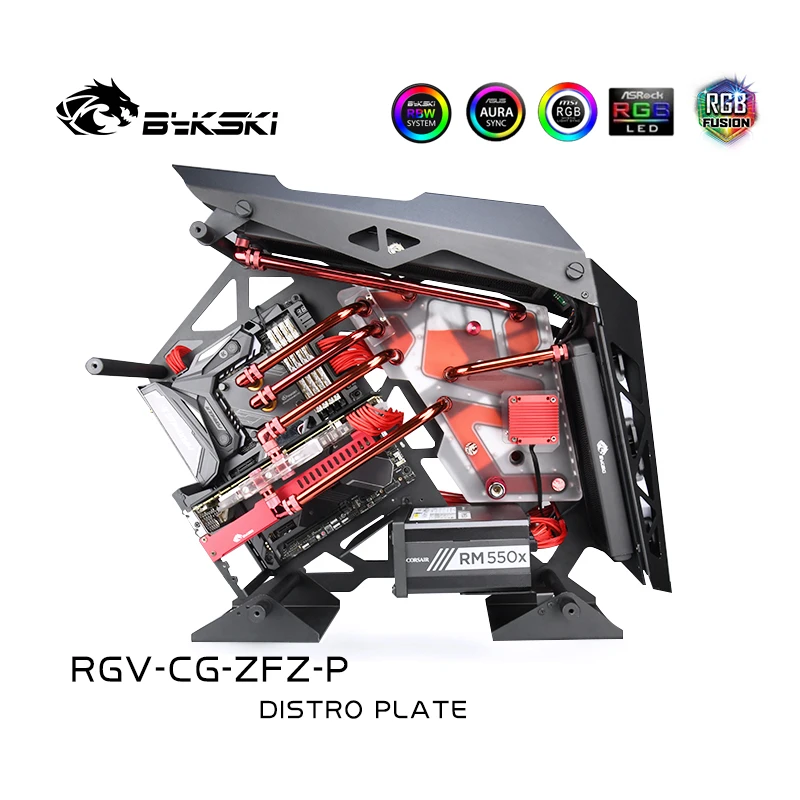 

Bykski Water Cooling Kit For COUGAR Panzer Evo Case, 5V ARGB Distro Plate, For CPU/GPU Building Cooler Radiator, RGV-CG-ZFZ-P