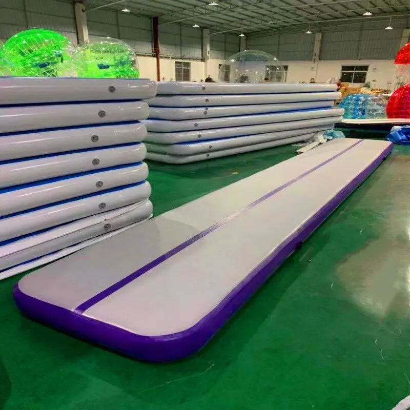 Envío Gratis, estera inflable para cultivo de aire, pista de gimnasia, 6m x 1m, esteras de aire de 8 pulgadas de espesor para el hogar con bomba