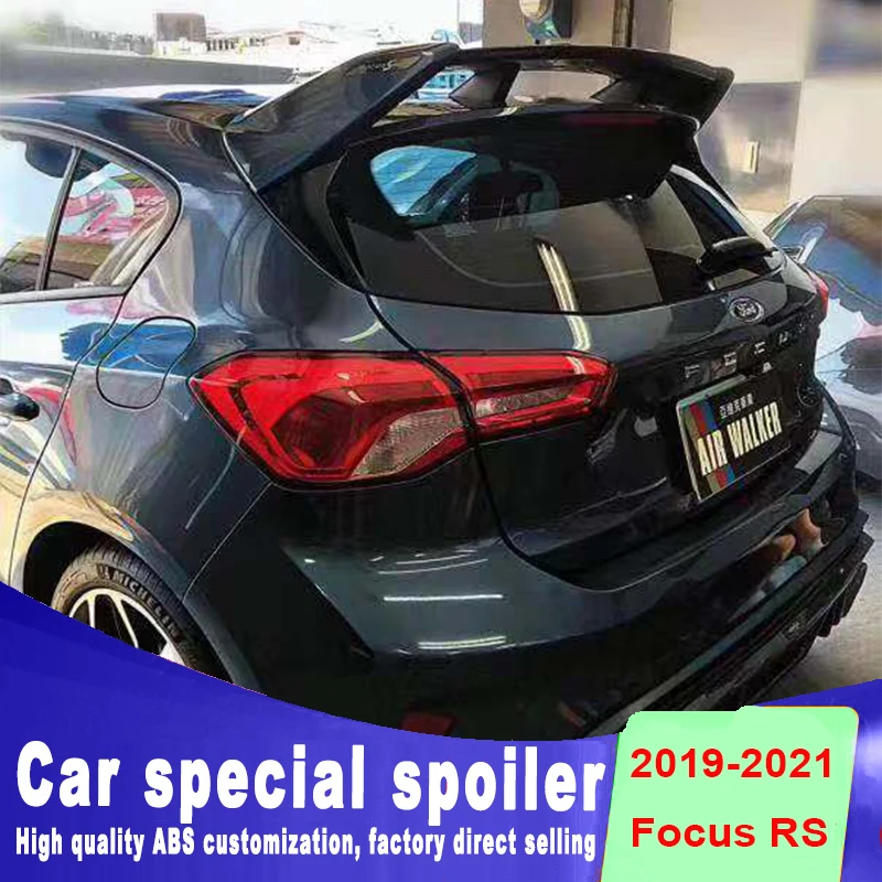 For ford focus MK4 RS ST line 2019 2020 2021 2022 spoiler hihg quality ABS spoiler by DIY or primer color rear spoiler