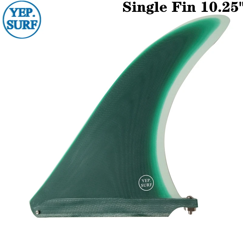 

10.25 inch Longboard Fin For Sup Fins Fiberglass Single Fin Multicolor Surf Fin Sup Keel Central Fin