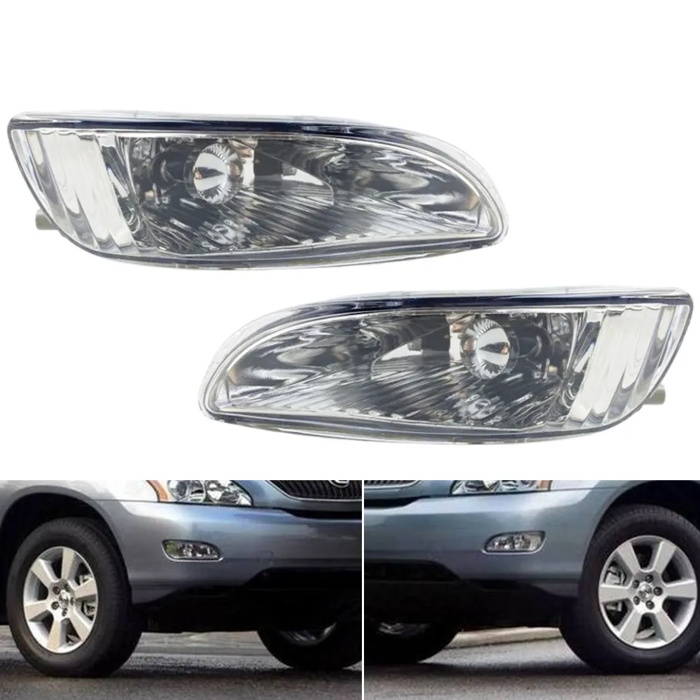 

2 pcs Front Fog Lights For Lexus RX300 2003-2005 RX330 2004-2006 RX350 2005-2008 12V Halogen Fog Lamp 81221-48020, 81211-48020