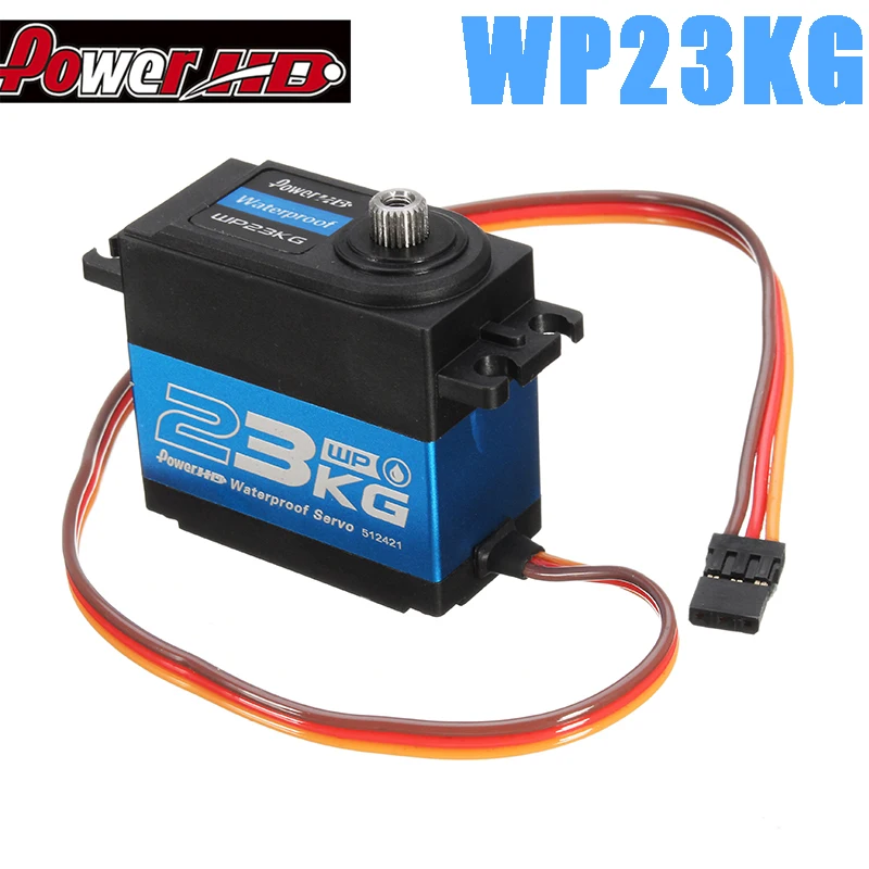 Power HD WP-23KG Climbing Car Waterproof Steel Tooth Torque Steering Gear Servo For Traxxas TRX-4 RC Car Model