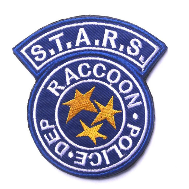 3D Embroidery Patch Biohazard S.T.A.R.S. Raccoon City Embroidery Tactical Military Embroidery Armband Garment Patch